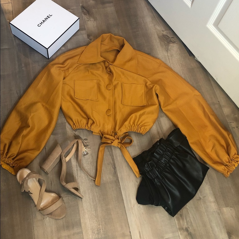 New Orleans orange shirt